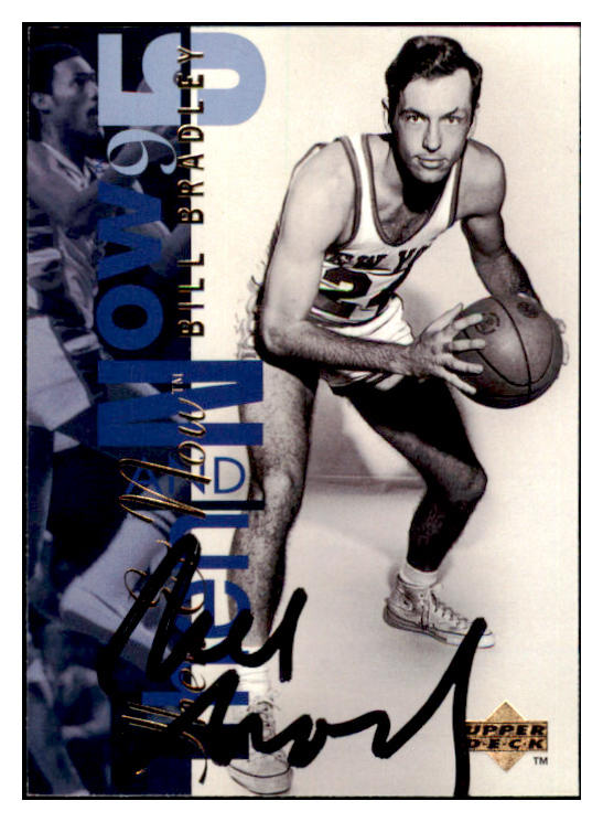 1995 Upper Deck #356 Bill Bradley Knicks Signed Autographed 532044