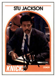 1989 Hoops #060 Stu Jackson Knicks Signed Autographed 532045