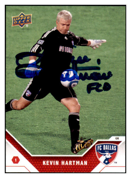 2011 Upper Deck #051 Kevin Hartman FC Dallas Signed Autographed 532051