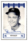 1992 Wiz Bud Daley Yankees Signed Autographed 532053