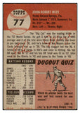 1953 Topps #077 Johnny Mize Yankees Signed Autographed 532076