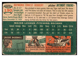 1954 Topps #190 Ray Herbert Tigers Signed Autographed 532082