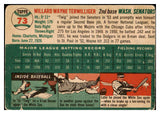 1954 Topps #073 Wayne Terwilliger Senators Signed Autographed 532096