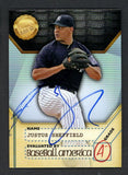 2017 Topps Deans List #BADLJS Justus Sheffield Yankees Signed Autographed 532115