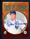 2009 Topps Ring Of Honor #RH46 Don Larsen Yankees Signed Autographed 532117