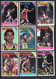 1975 Topps Basketball Near Set (-10) EX-MT Erving Malone Walton 532148