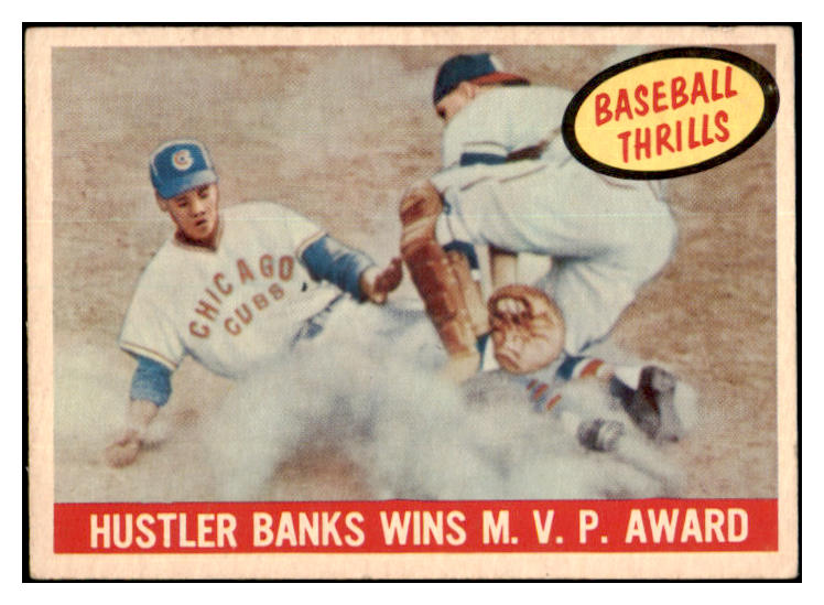 1959 Topps Baseball #469 Ernie Banks IA Cubs VG-EX 532165