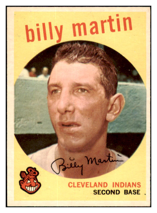 1959 Topps Baseball #295 Billy Martin Indians EX-MT/NR-MT 532168