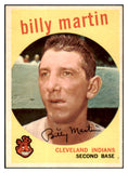 1959 Topps Baseball #295 Billy Martin Indians EX-MT/NR-MT 532168