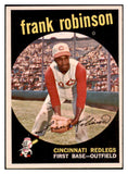 1959 Topps Baseball #435 Frank Robinson Reds EX+/EX-MT 532169