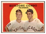 1959 Topps Baseball #408 Luis Aparicio Nellie Fox EX 532170
