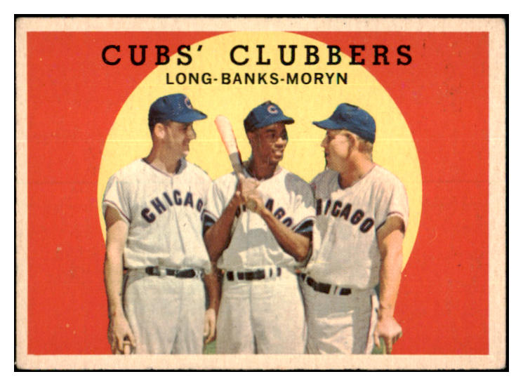1959 Topps Baseball #147 Ernie Banks Dale Long VG-EX 532174