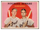 1959 Topps Baseball #034 Al Kaline Charlie Maxwell VG-EX 532179