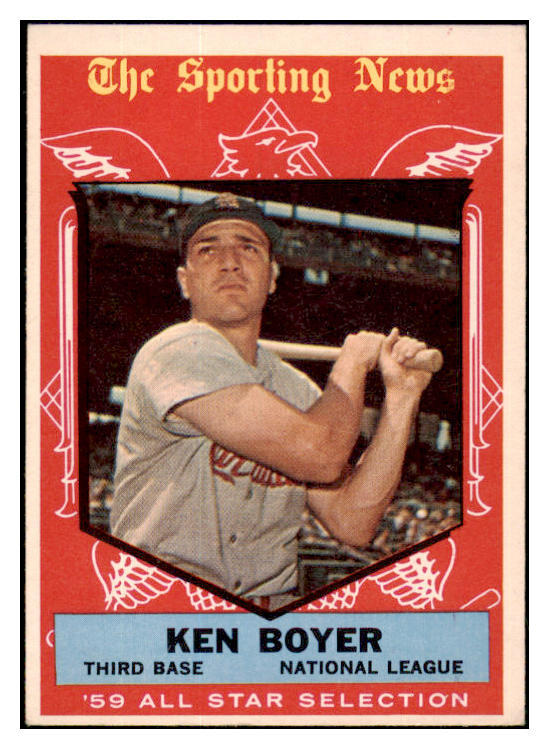 1959 Topps Baseball #557 Ken Boyer A.S. Cardinals EX-MT 532181