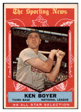 1959 Topps Baseball #557 Ken Boyer A.S. Cardinals EX-MT 532181