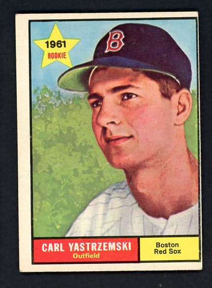 1961 Topps Baseball #287 Carl Yastrzemski Red Sox VG-EX 532182