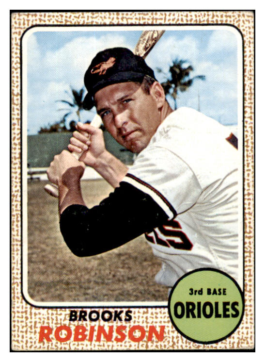 1968 Topps Baseball #020 Brooks Robinson Orioles VG-EX 532191