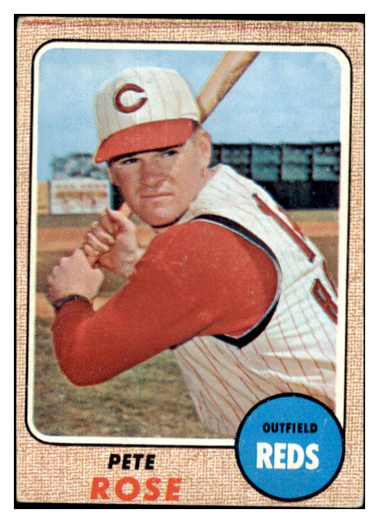 1968 Topps Baseball #230 Pete Rose Reds VG-EX 532192