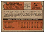 1972 Topps Baseball #445 Tom Seaver Mets VG-EX 532196