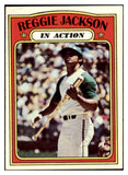 1972 Topps Baseball #436 Reggie Jackson IA A's EX-MT 532207