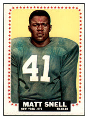 1964 Topps Football #125 Matt Snell Jets VG-EX 532218