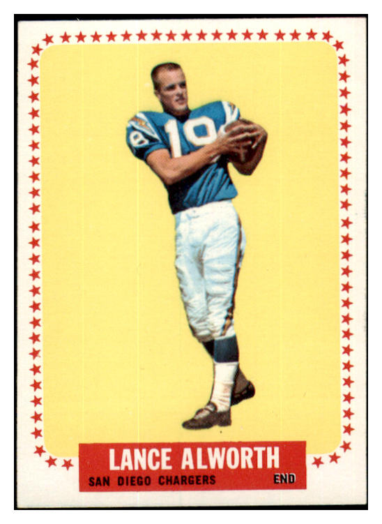 1964 Topps Football #155 Lance Alworth Chargers EX-MT 532225