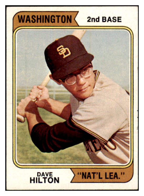 1974 Topps Baseball #148 John Hilton Padres EX-MT Variation 532249