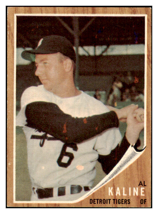 1962 Topps Baseball #150 Al Kaline Tigers EX 532257