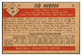 1953 Bowman Black & White Baseball #029 Sid Hudson Red Sox VG-EX 532263