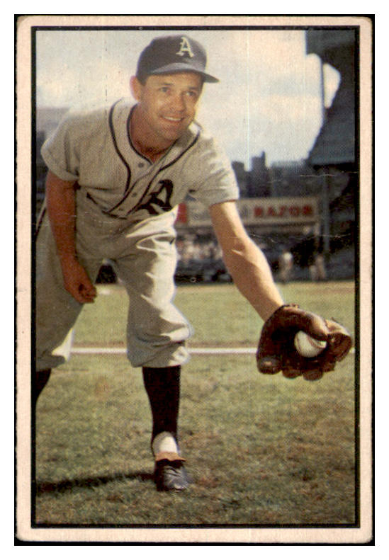 1953 Bowman Color Baseball #105 Eddie Joost A's GD-VG 532264