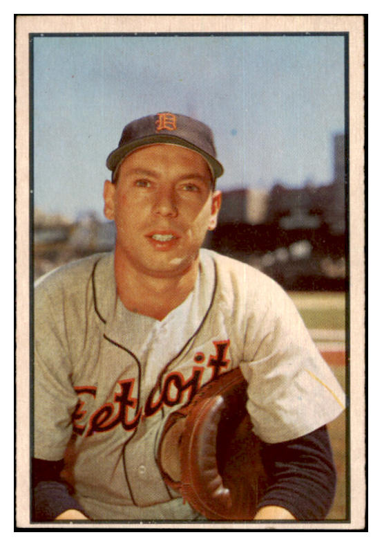 1953 Bowman Color Baseball #006 Joe Ginsberg Tigers EX-MT 532265