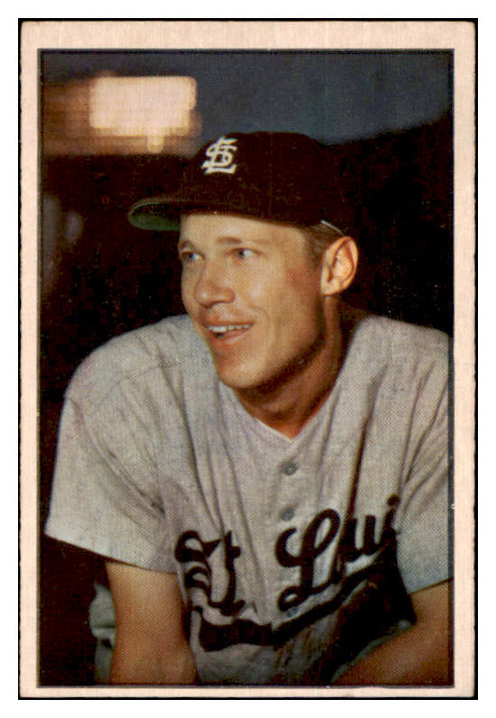 1953 Bowman Color Baseball #020 Don Lenhardt Browns EX 532269