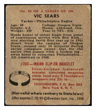 1948 Bowman Football #093 Vic Sears Eagles GD-VG 532282