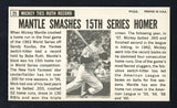 1964 Topps Baseball Giants #025 Mickey Mantle Yankees EX 532328