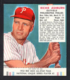 1952 Red Man #002NL Richie Ashburn Phillies EX-MT w Tab 532333
