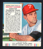 1953 Red Man #018NL Granny Hamner Phillies VG w Tab 532335