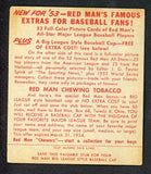 1953 Red Man #018NL Granny Hamner Phillies VG w Tab 532335