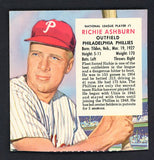 1955 Red Man #001NL Richie Ashburn Phillies EX No Tab 532338