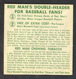 1952 Red Man #018NL Robin Roberts Phillies EX No Tab 532345