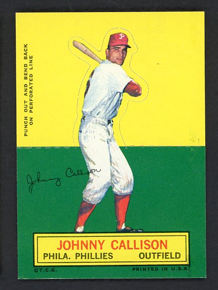 1964 Topps Baseball Stand Ups Johnny Callison Phillies EX-MT 532367