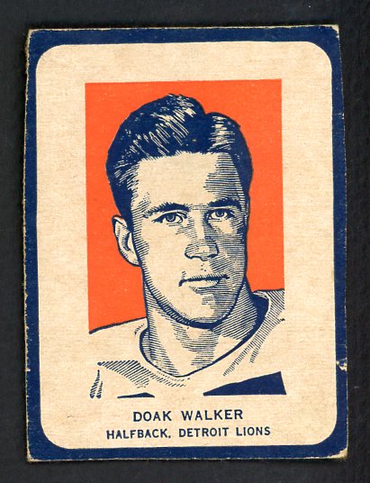 1952 Wheaties Doak Walker Lions VG-EX Portrait 532371