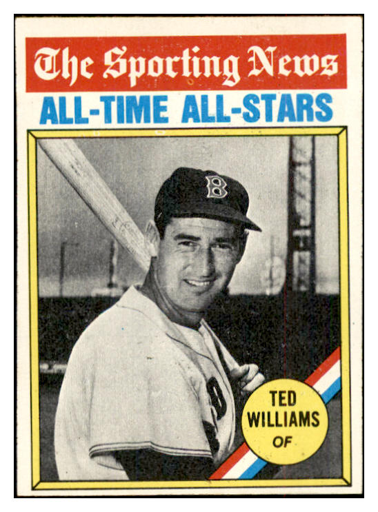 1976 Topps Baseball #347 Ted Williams ATG Red Sox EX-MT 532396