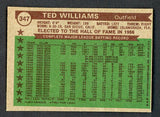 1976 Topps Baseball #347 Ted Williams ATG Red Sox EX-MT 532396