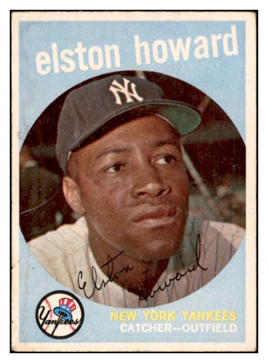 1959 Topps Baseball #395 Elston Howard Yankees VG-EX 532399