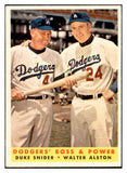 1958 Topps Baseball #314 Duke Snider Walter Alston EX-MT 532409