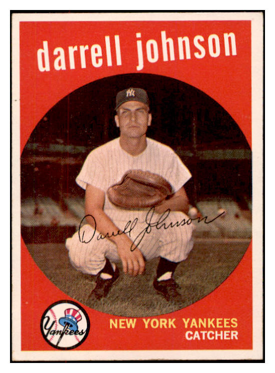 1959 Topps Baseball #533 Darrell Johnson Yankees EX-MT 532411