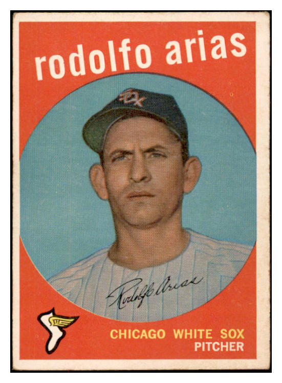 1959 Topps Baseball #537 Rodolfo Arias White Sox VG-EX 532414