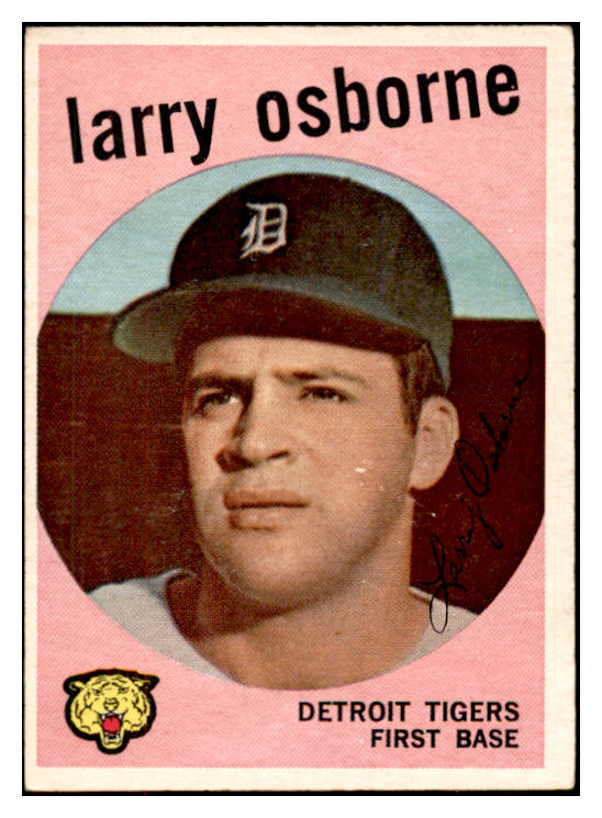 1959 Topps Baseball #524 Larry Osborne Tigers VG-EX 532417