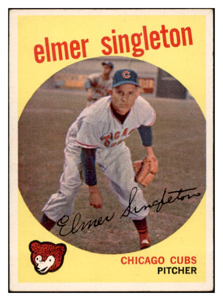 1959 Topps Baseball #548 Elmer Singleton Cubs EX-MT 532425