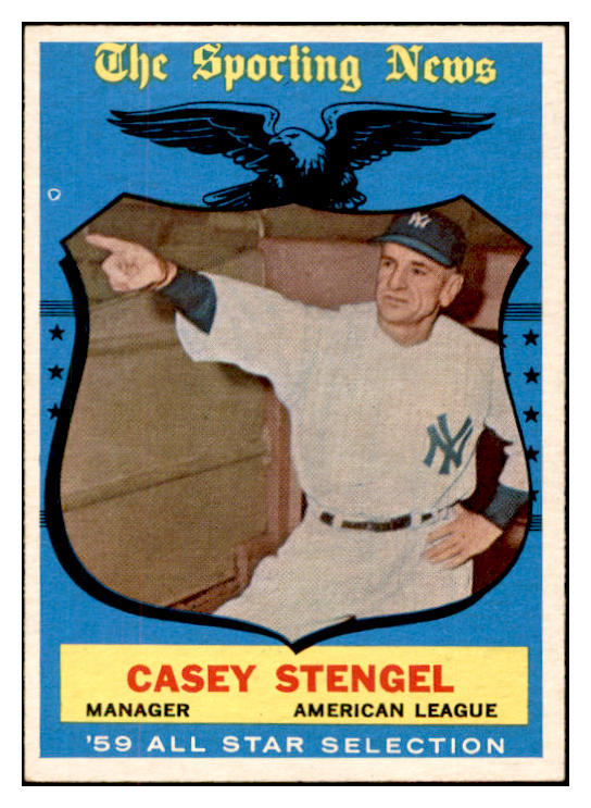 1959 Topps Baseball #552 Casey Stengel A.S. Yankees NR-MT 532427